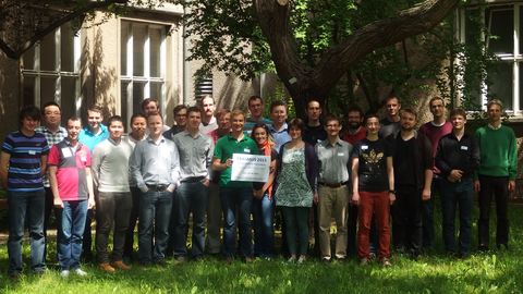 A photo of participants of a conference from 2015