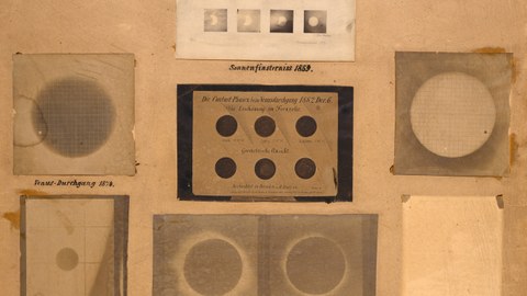 Ein Ausschnitt aus Hermann Krones Lehrtafel 66 zur Astronomischen Fotografie