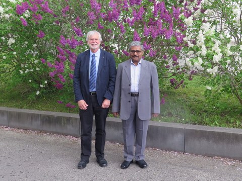 Prof. Dr. Satyam Suwas und Prof. Dr. Werner Skrotzki