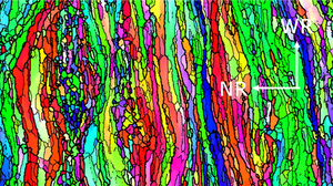 EBSD Mapping eines Verbundwerkstoffes