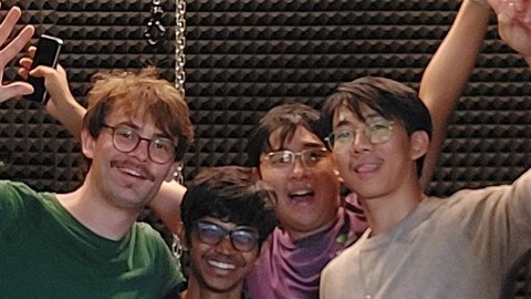 Leon, Sandip, Zehao, Yue at MPIFKF Stuttgart