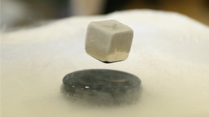 Levitating magnet on superconductor