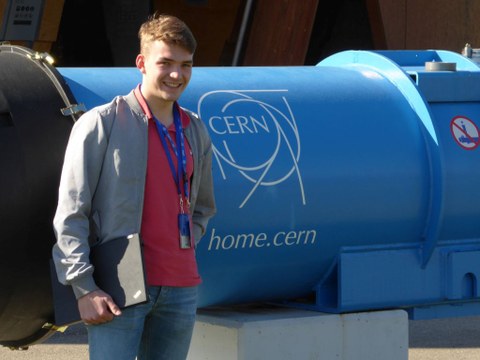 Tim Hebenstreit am CERN