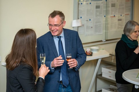 Marta Urbanska und Roland Ketzmerick im Gespräch