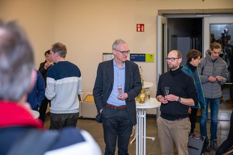 Karl Leo und Sebastian Reineke beim Empfang