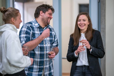 Marta Urbanska beim Empfang