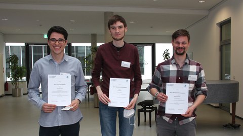 Gewinner des 3 Doktorandensymposiums des SFB 1143