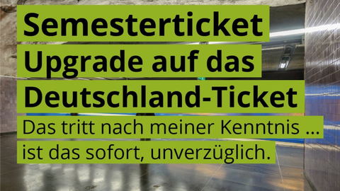 Infotext zur Upgrade Lösung des Semestertickets