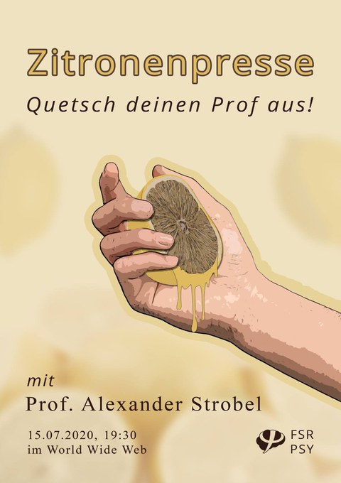 Plakat der Zitronenpresse