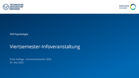 Viertsemester-Infoveranstaltung