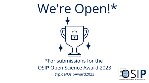 Aufruf zur Einsendung von Vorschlägen für den OSIP Award