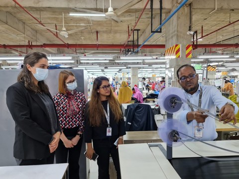 Visit of textile factory