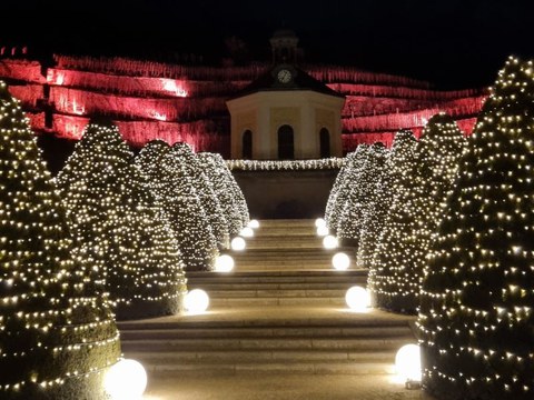 Lichterglanz vor Schloss Wackerbarth