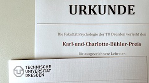 Urkunde des Lehrpreises