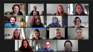 Group photo (screenshot from a virtual group meeting)