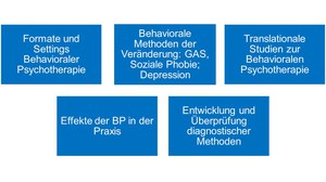 Aufgabengebiete Behaviorale Psychotherapie