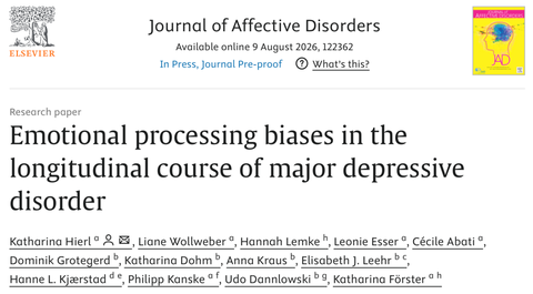 Publikation Hierl Journal of Affective Disorders