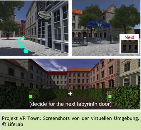 the picture of a virtual city