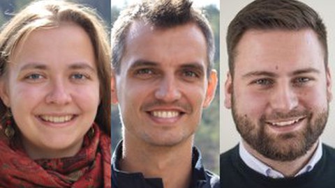 Neue MitarbeiterInnen der Professur - H.Laudel, L. Oppici, F. Miesen