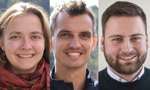 Neue MitarbeiterInnen der Professur - H.Laudel, L. Oppici, F. Miesen