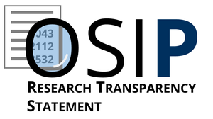 OSIP Research Transparency Statement