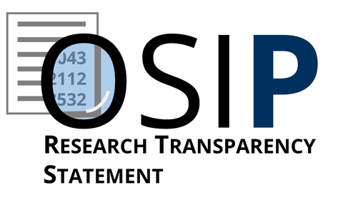 OSIP Research Transparency Statement