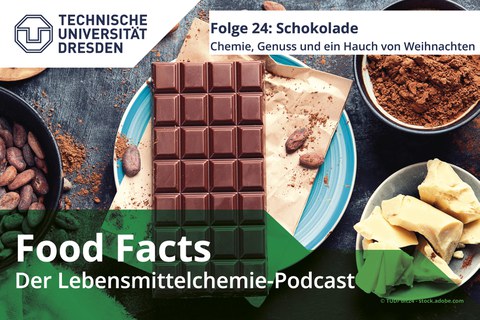 Eine Tafel Schokolade, Kakaobohnen, Kakaobutter