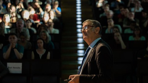 Prof. Serge Haroche beim Vortrag