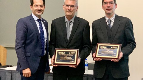 Prof. Thomas Hofmann, Prof. Thomas Henle und Dr. Michael Hellwig