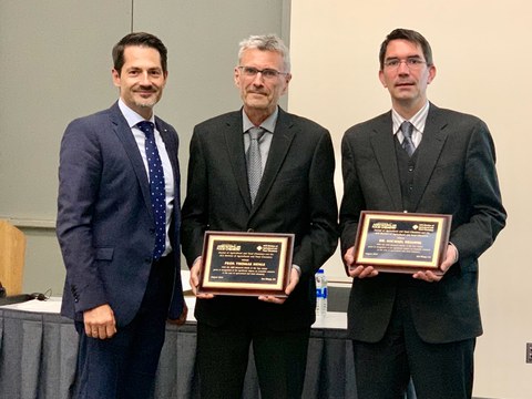 Prof. Thomas Hofmann, Prof. Thomas Henle und Dr. Michael Hellwig