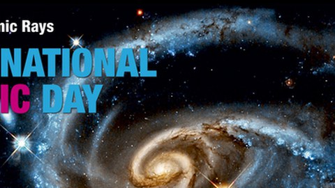 International Cosmic Day Banner