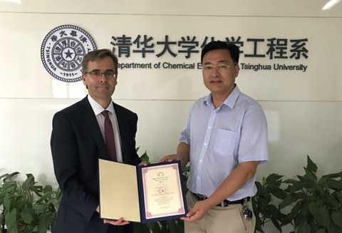 Stefan Kaskel wird Distinguished Visiting Professor an der Tsinghua U