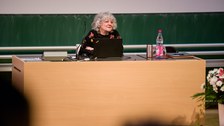 Ada Yonath im Audimax der TU Dresden