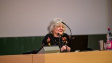 Ada Yonath im Audimax der TU Dresden