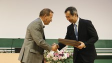 Kajita mit Prof. Kirschbaum