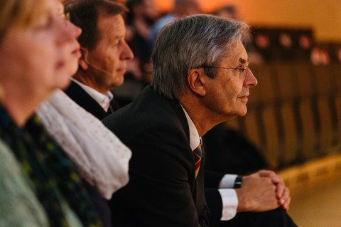 Rektor im Publikum