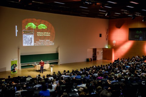 Nobelpreisträger Tom Südhof im Audimax der TUD