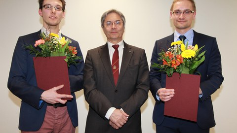 Anton Kirch, Rektor TUD und Dr. Martin Schwarze