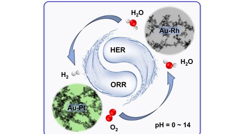 New-type noble metal aerogels were developed for outstanding pH-universal electrocatalysis toward hydrogen evolution reaction and oxygen reduction reaction.