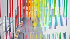 Deckenkunst im Chemie-Gebäude