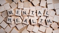 Scrabble-Buchstaben Mental Health