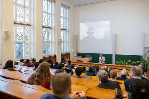 Hörsaalansicht von hinten.