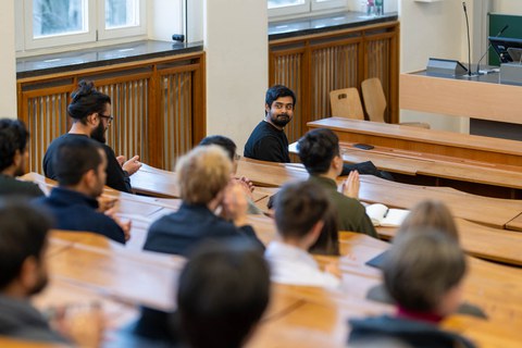 Hörsaalansicht von hinten.