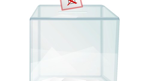 Wahlurne Symbolbild