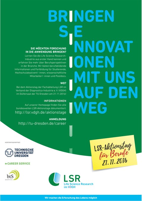 Life Science Research Aktionstag Plakat