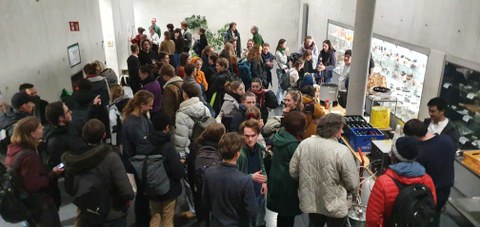 Bild des Foyers bei der Mobility Party 2024 der TU Dresden