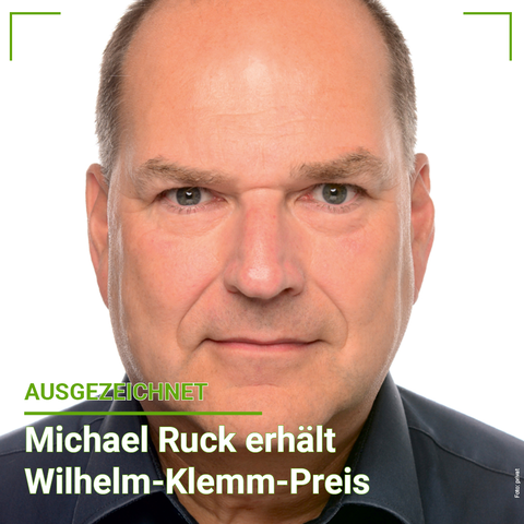 Michael Ruck erhält Wilhelm Klemm Preis 