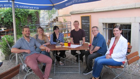 Das PhysPhil-Team bei der Langen Nacht der Wissenschaften