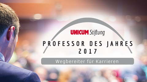 Banner Professor des Jahres