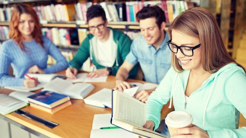 Studenten beim Lernen